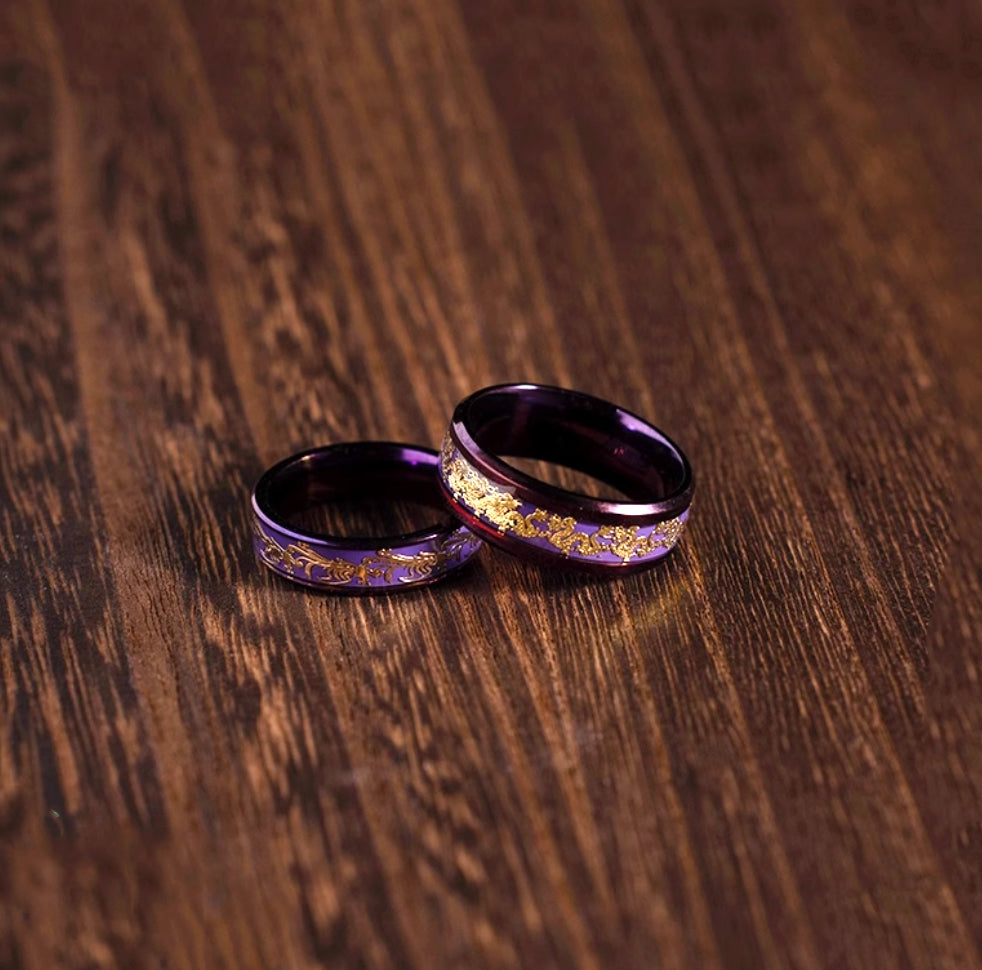 Purple Fire Ring - Passion, Vitality, and Energy