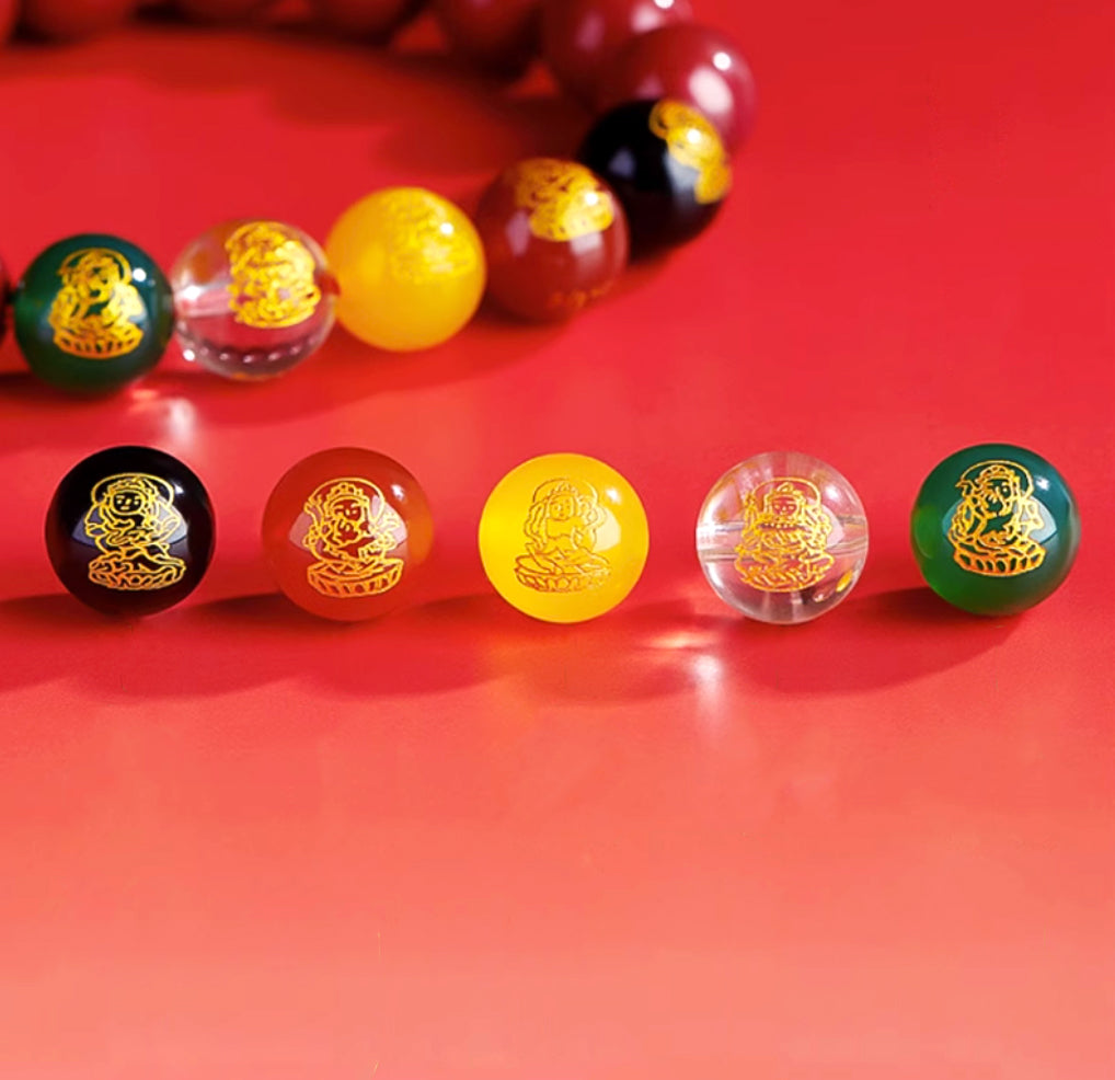 Five Wealth Gods Bracelet - Harmonize Your Energy, Boost Your Prosperity